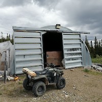 Quonset Hut - Core Storage Building at Silver Hart